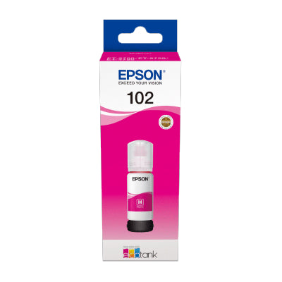Original Epson 102 Magenta Ecotank Original Ink Bottle C13T03R340