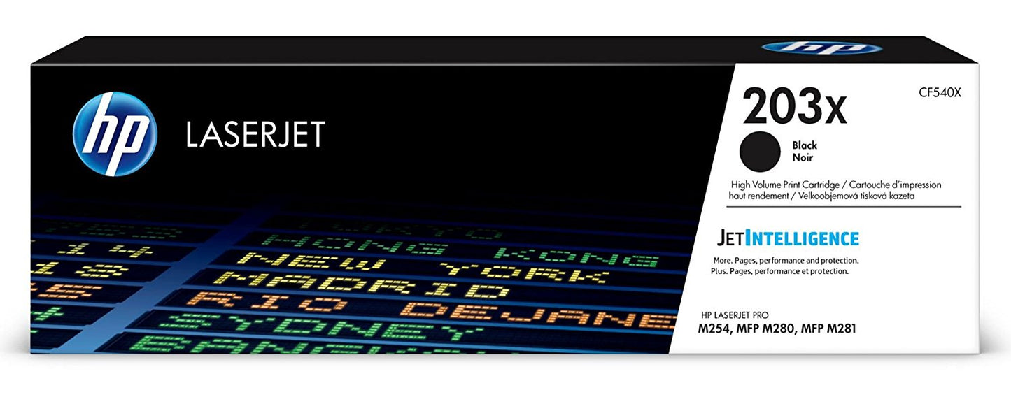 Original HP CF540X Black 3200 Pages Original Toner 203X
