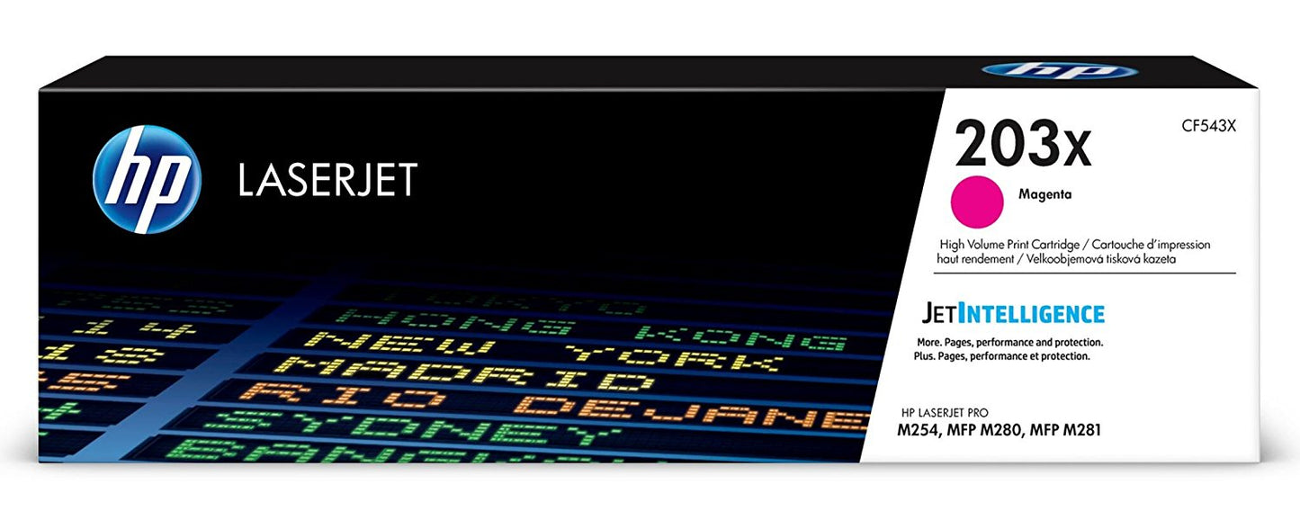 HP 203X Magenta Standard Capacity Toner Cartridge 2.5K pages - CF543X