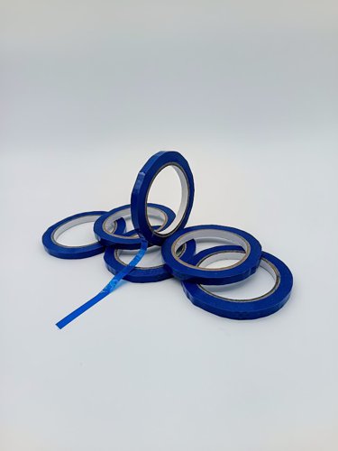ValueX PVC Bag Neck Tape 9mmx66m Blue (Pack 6) - 221507