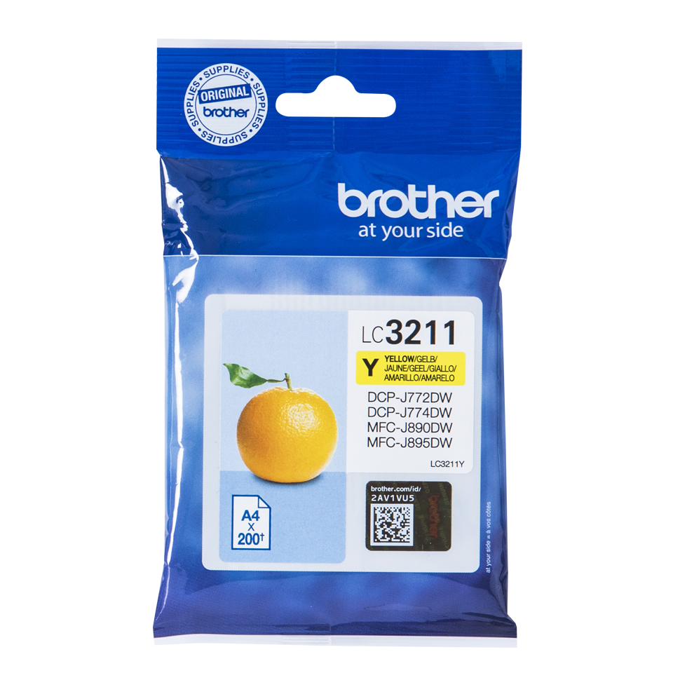 Original Brother LC3211Y Ink Cartridge Yellow 200 Pages