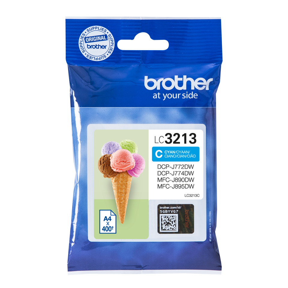 Original Brother LC3213C Ink Cartridge Cyan 400 Pages
