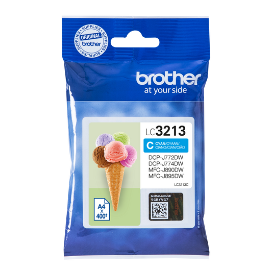 Brother LC3213C Ink Cartridge Cyan 400 P