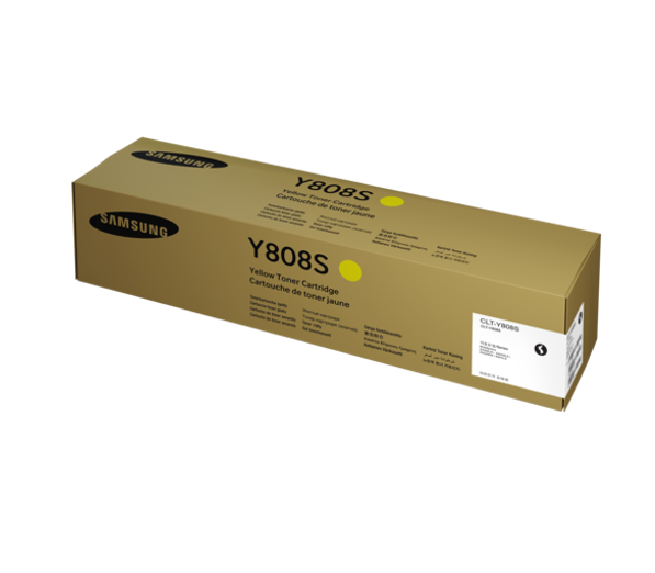 Original Samsung CLT-Y808S SS735A Yellow 20000 Pages Original Toner