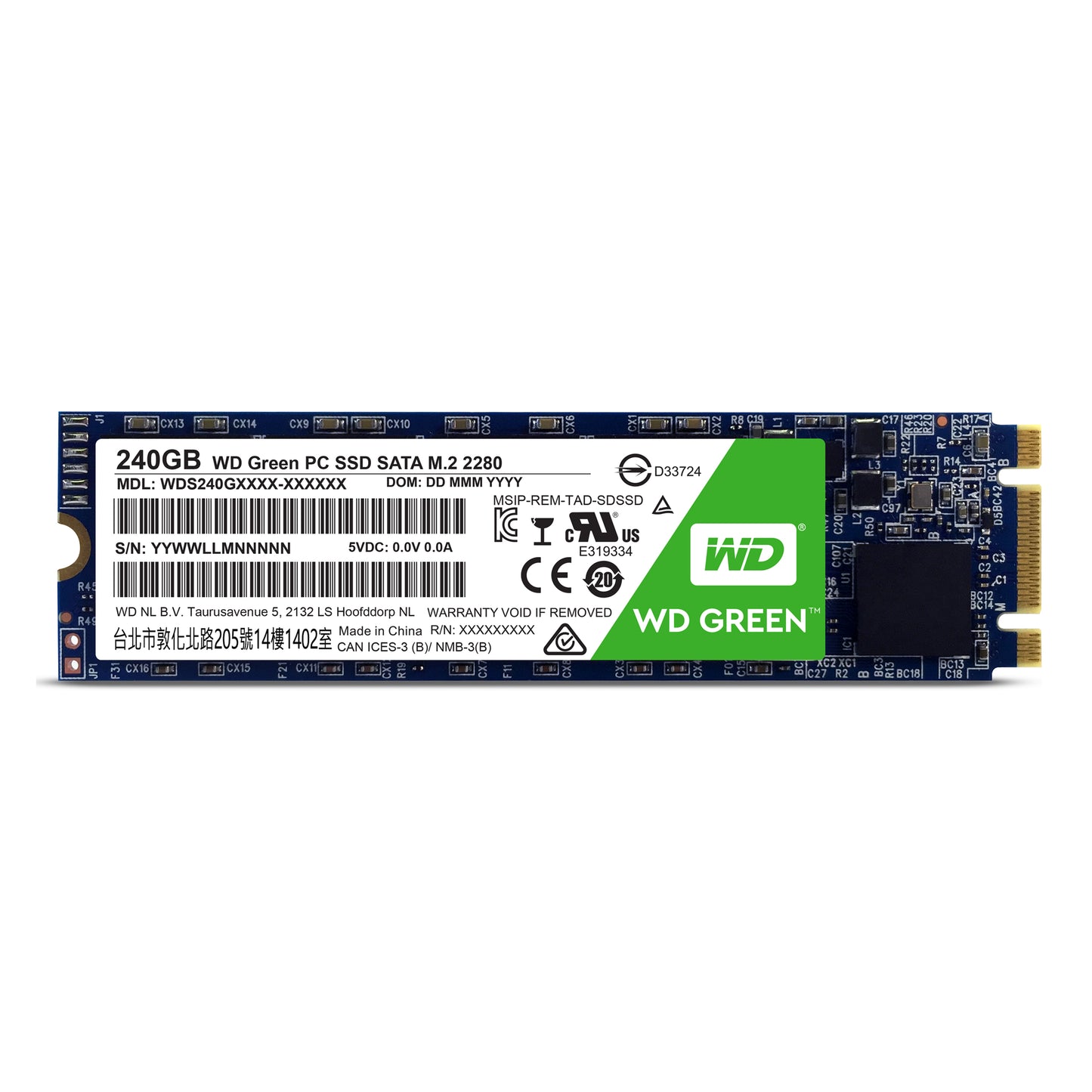 Western Digital Green 240GB SATA M.2 Internal Solid State Drive