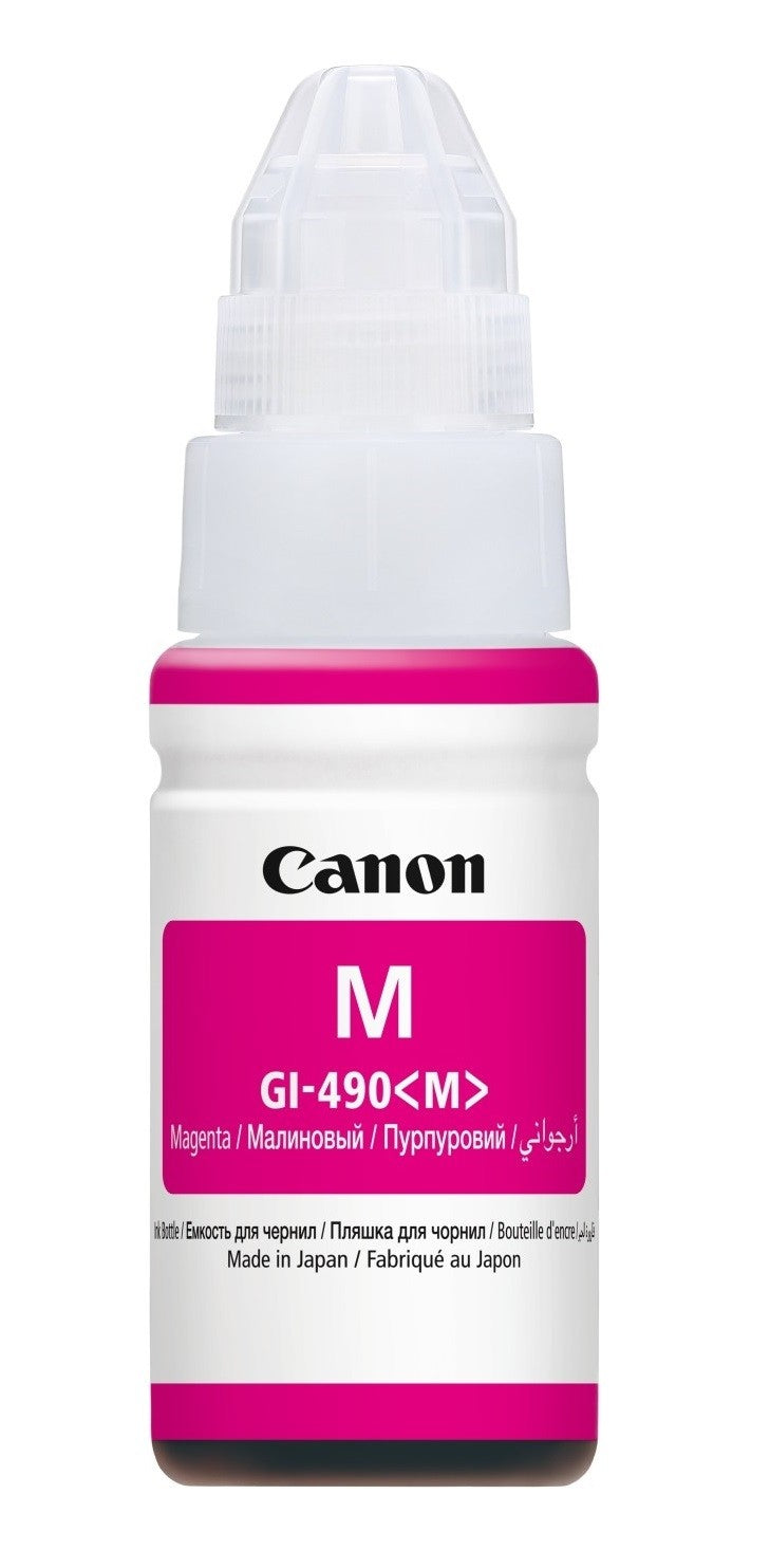 Canon 0665C001 GI490M Magenta Ink Bottle