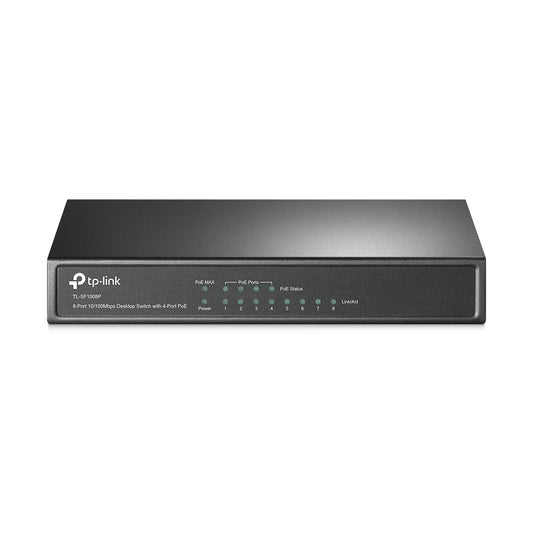 8 Port 10/100Mbs Switch with 4 PoE Ports