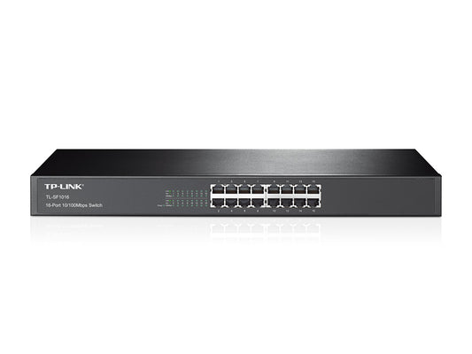 16 Port 10/100Mbps RM Network Switch