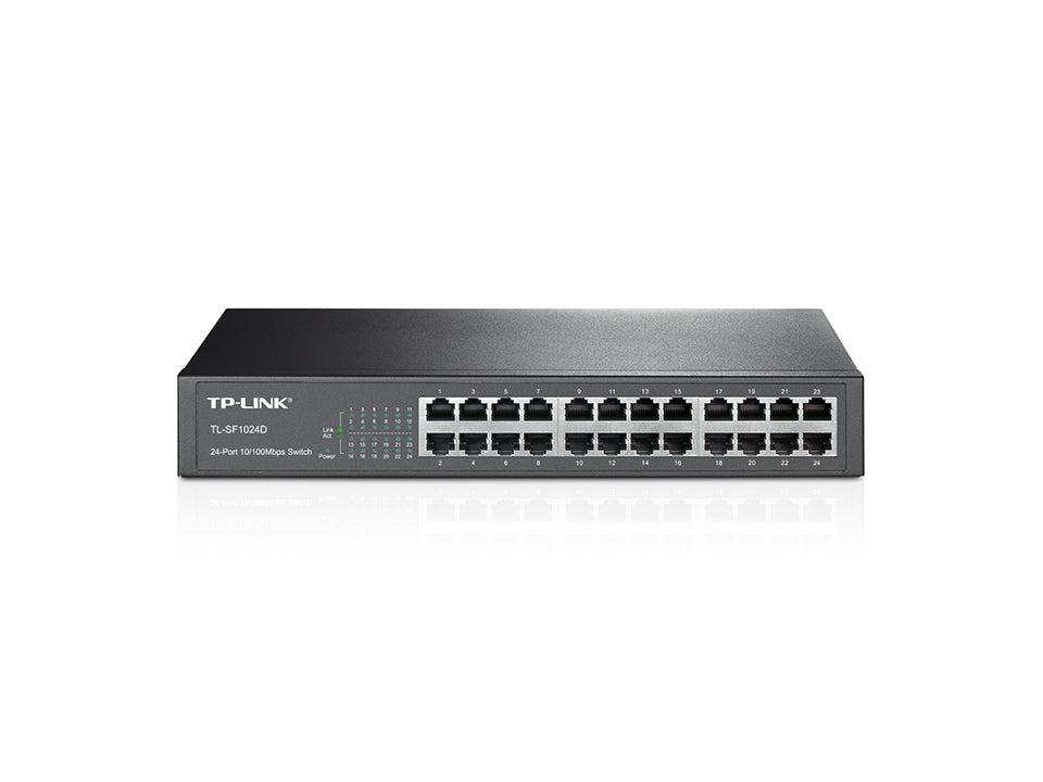 24 Port 10/100 RM Unmanaged Switch