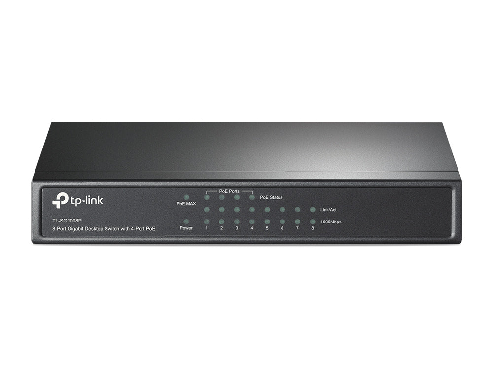 8Port Gigabit Unmanaged PoE Switch with