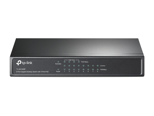 8Port Gigabit Unmanaged PoE Switch with