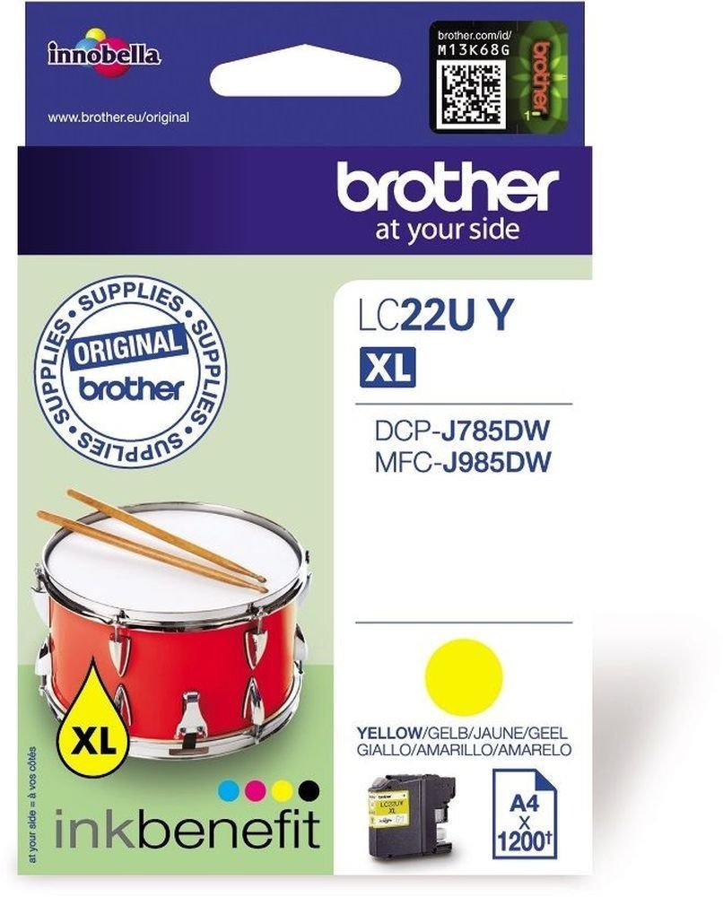 BROTHER DCPJ785DW/MFCJ985 YELLOW INK CA