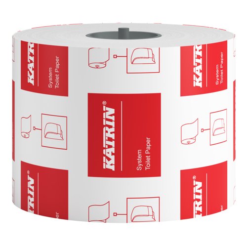 Katrin Toilet Paper Roll Dispenser System 800 Sheets 2-Ply (Pack 36) - 103424