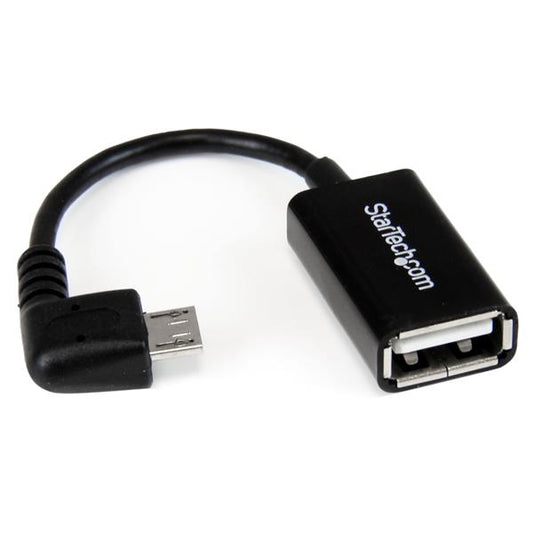 5in Right Angle Micro USB to USB