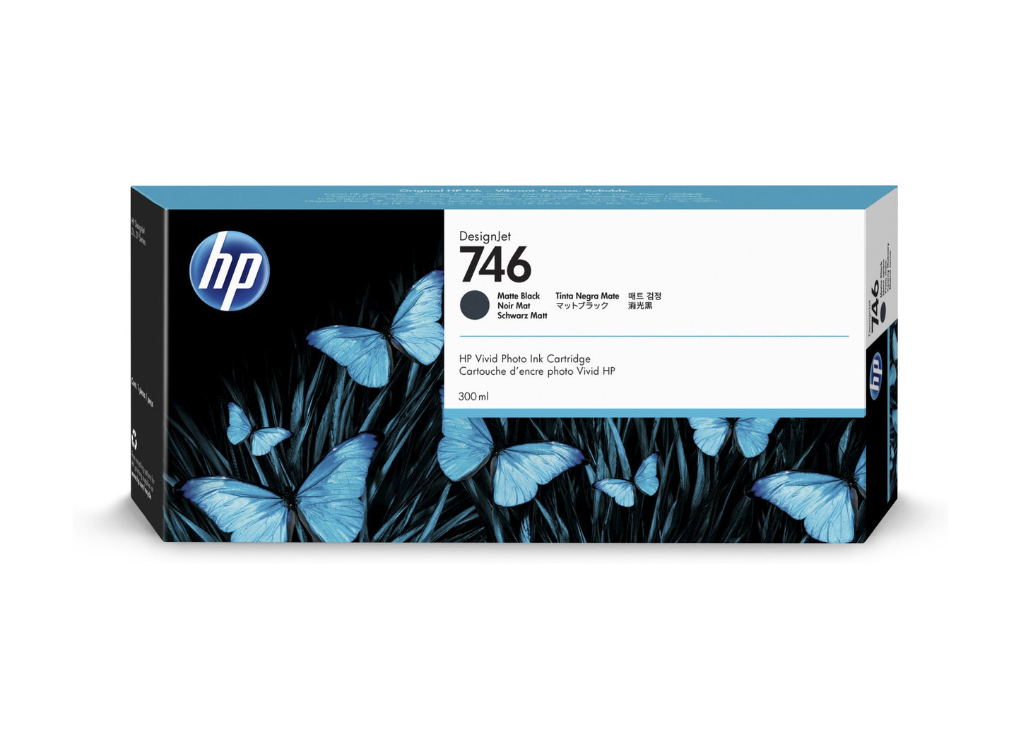 HP P2V83A 746 MATTE BLACK INK CART 300ML
