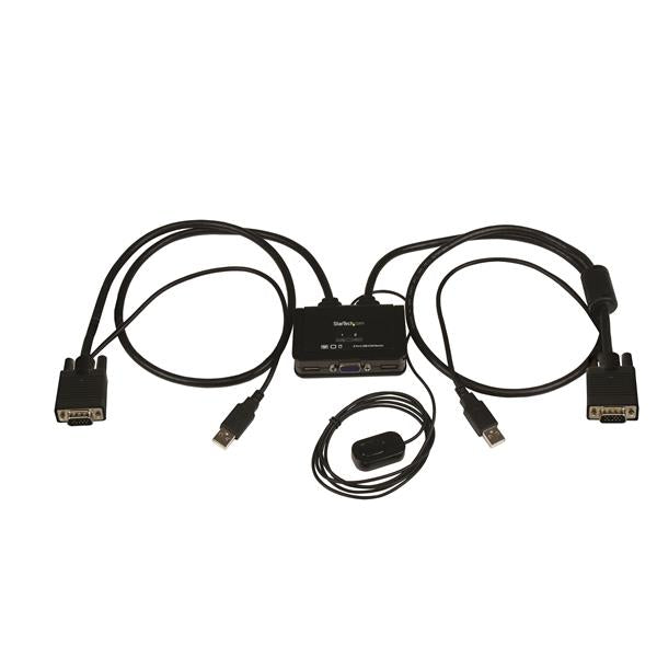 2 Port USB VGA KVM Switch