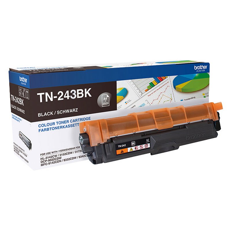 Brother TN243BK Black Toner Cartridge 1K
