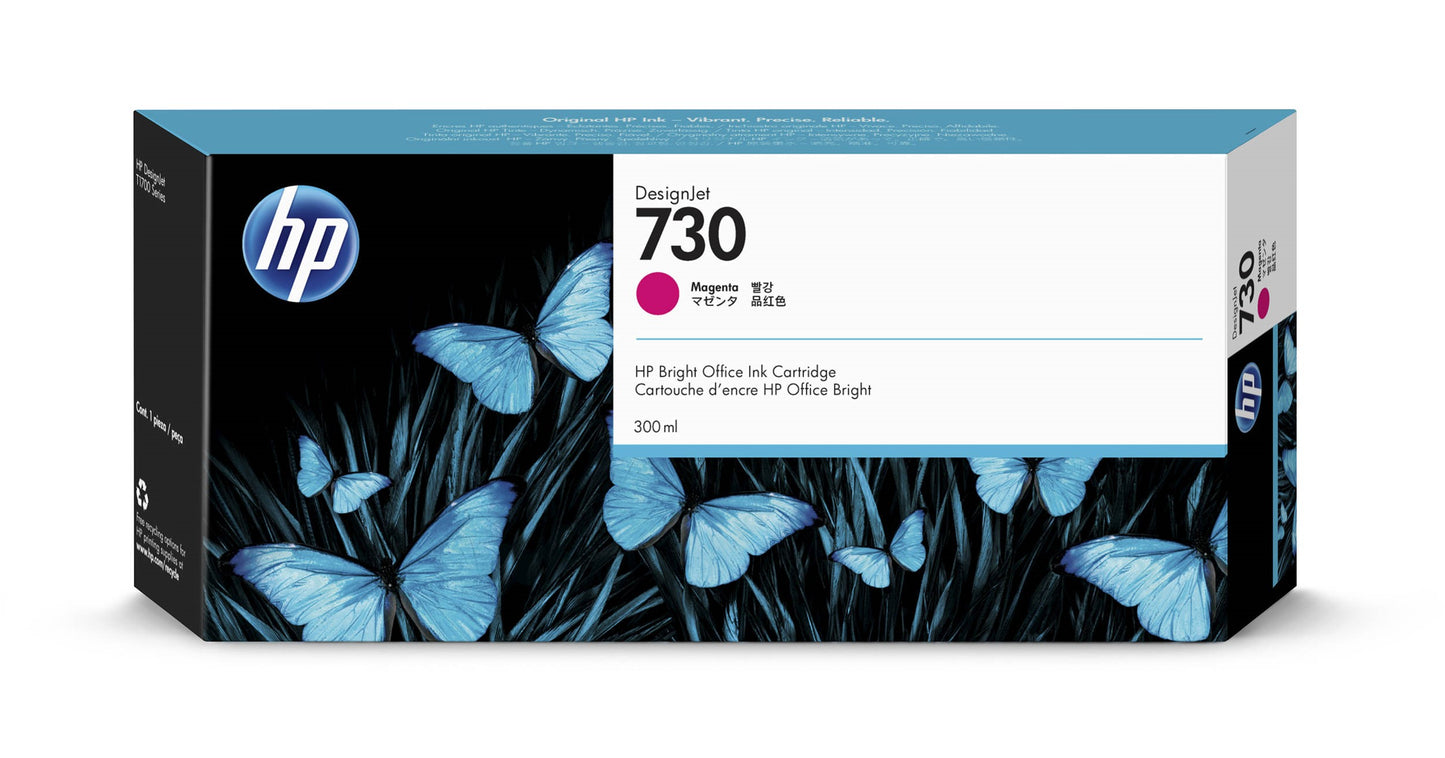 HP P2V69A NO 730 300ml Magenta Ink