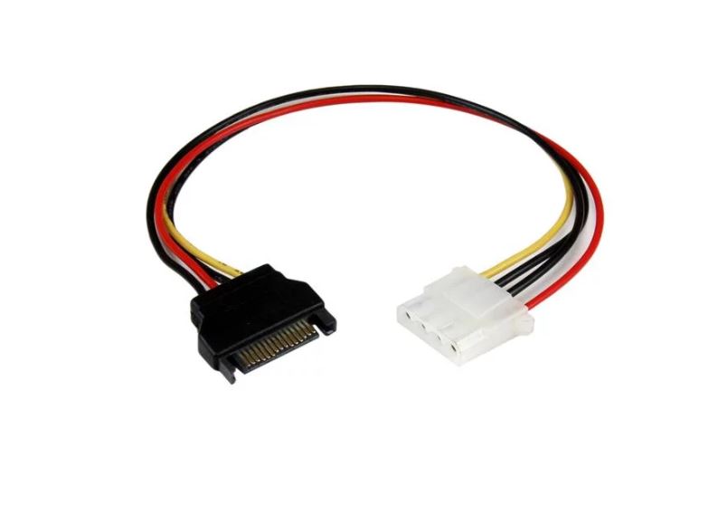 StarTech.com 12in SATA to Molex LP4 Power Adapter