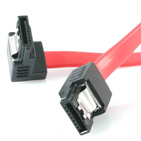 12in Latching SATA to Right Angle Cable