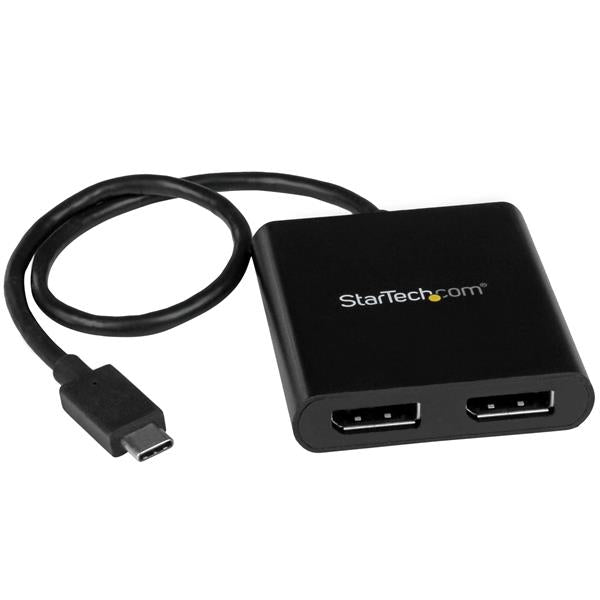 MST Hub USB C to 2 Port DisplayPort