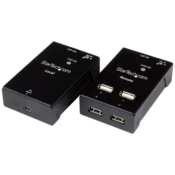 4 Port USB 2.0 Extender 50m