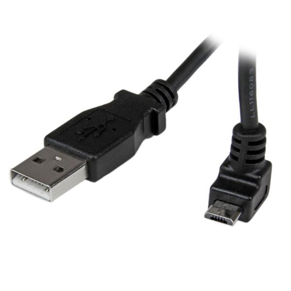 1M UP ANGLE MICRO USB CABLE