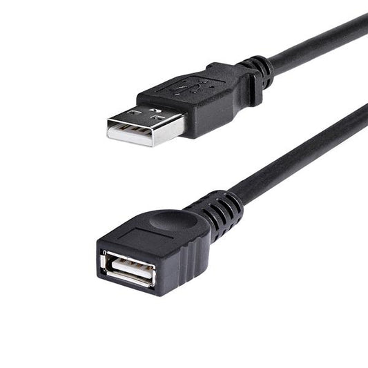 6 ft Black USB 2.0 Extension Cable