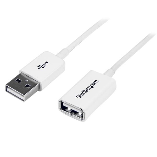 StarTech.com 1m White USB 2.0 Extension Cable