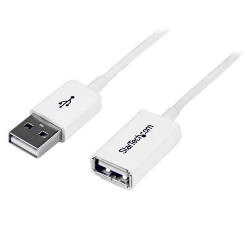 StarTech.com 1m White USB 2.0 Extension Cable