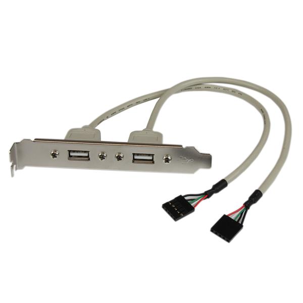 2 Port USB A Female Slot Adapter