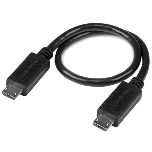 8in Micro USB to Micro B M to M Cable