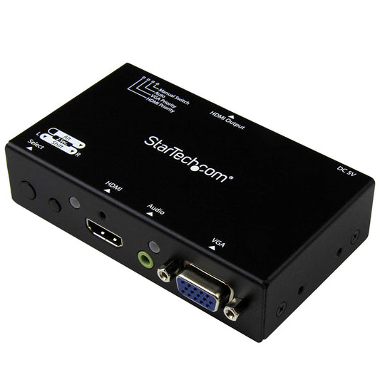 2x1 HDMI and VGA to HDMI Converter