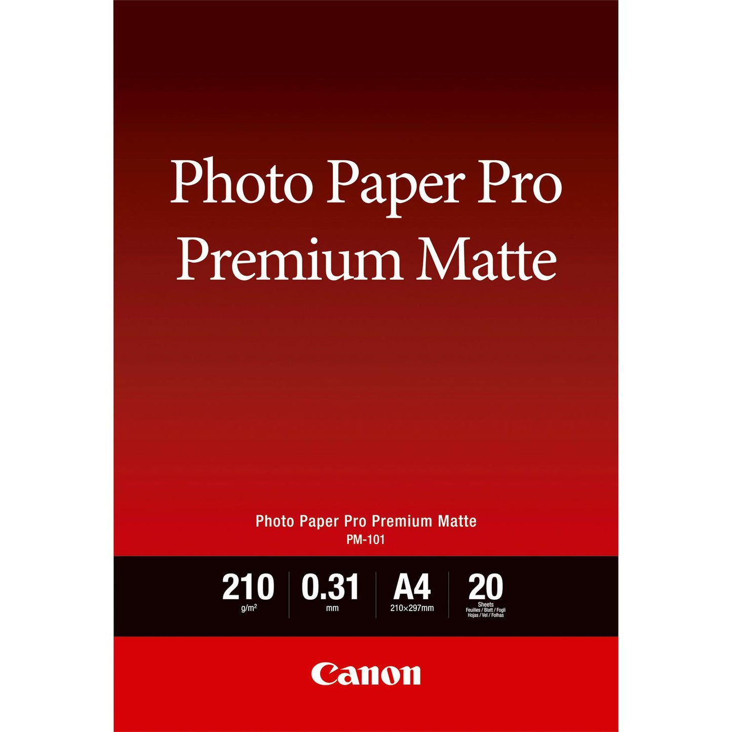 Canon 8657B005 PM101 A4 Photo Paper