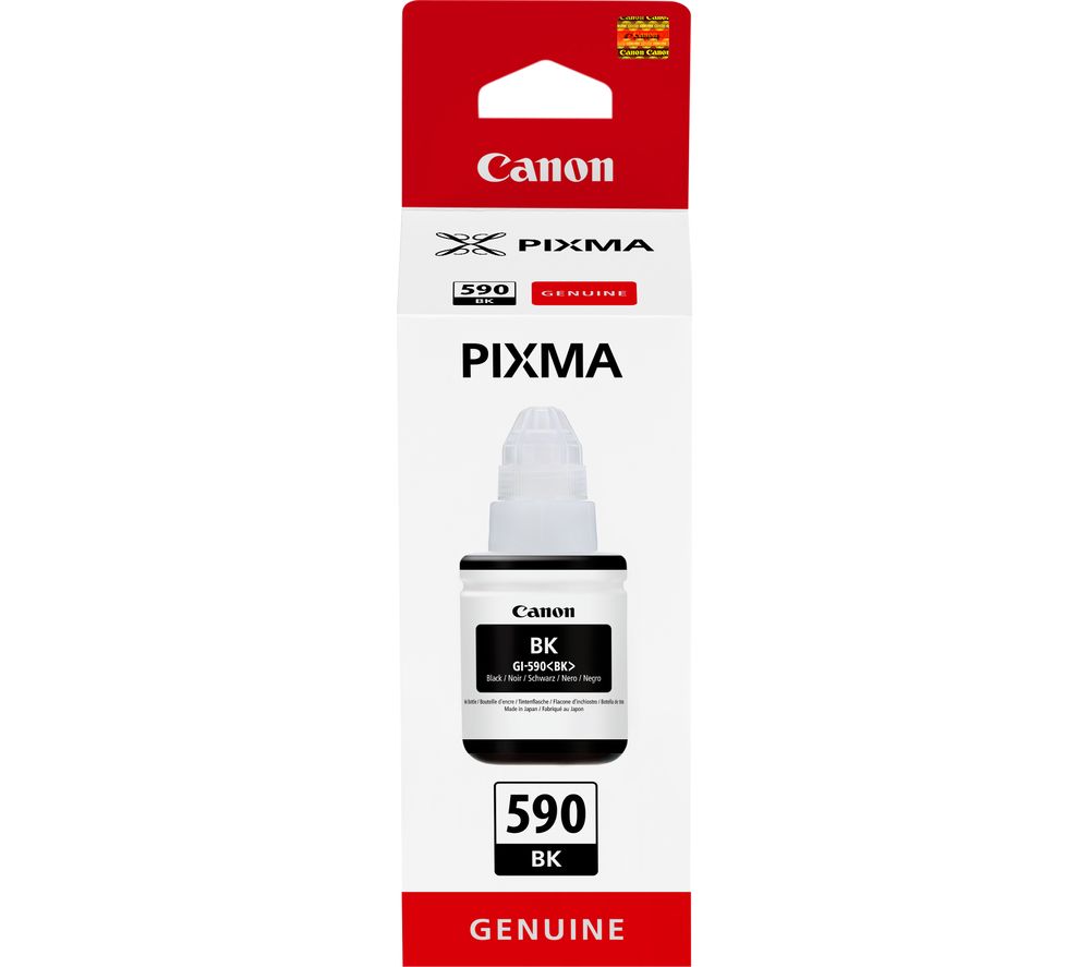 Canon 0663C001 GI490BK Black Ink Bottle