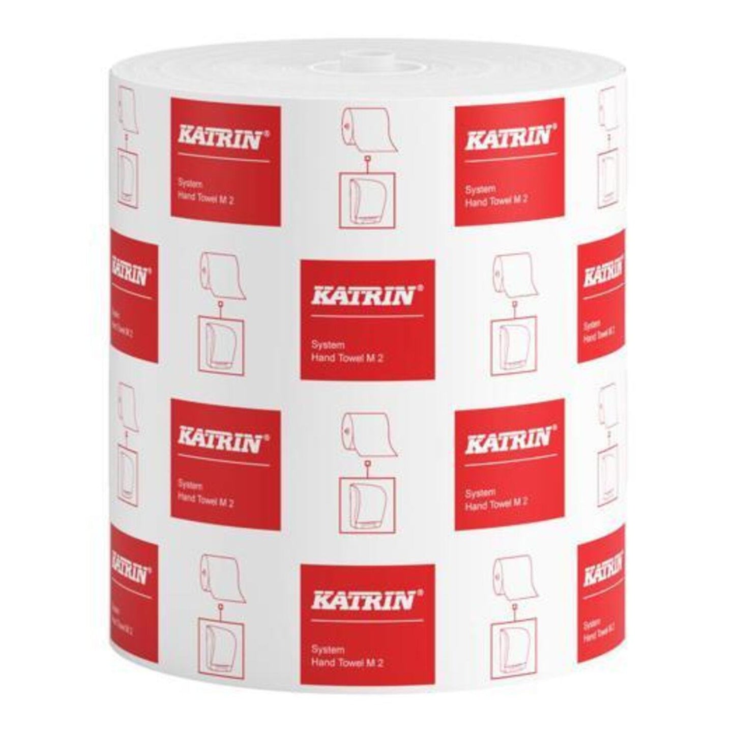 Katrin Paper Towel Roll For Dispenser System Medium 2-Ply White (Pack 6) - 460102