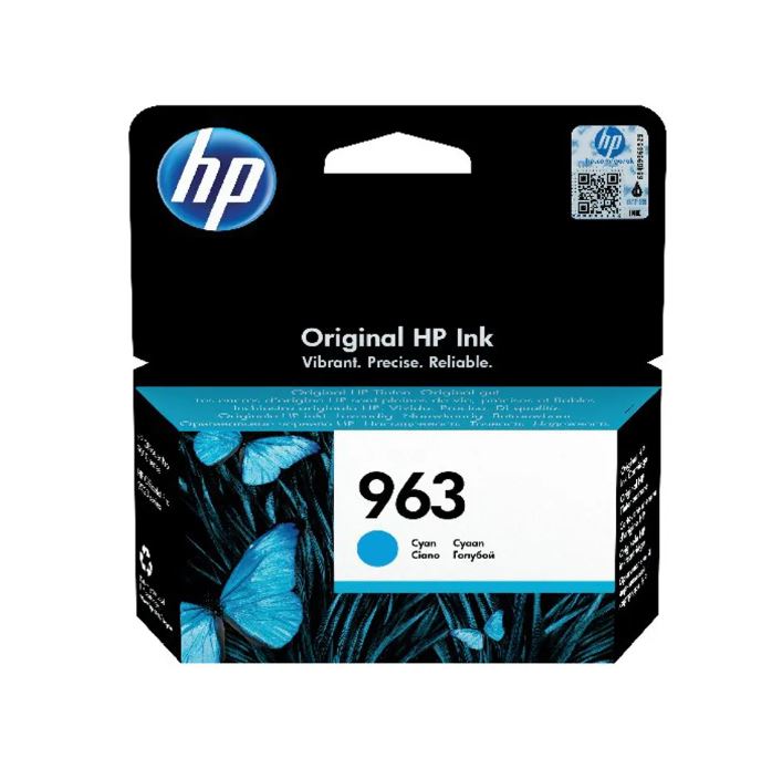 Original HP 963 Cyan Original Ink Cartridge 3JA23AE