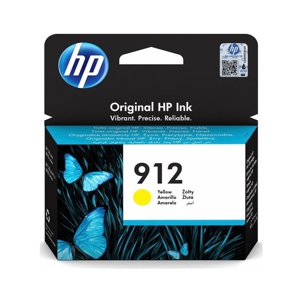Original HP 912 Yellow Ink Cartridge 3YL79AE