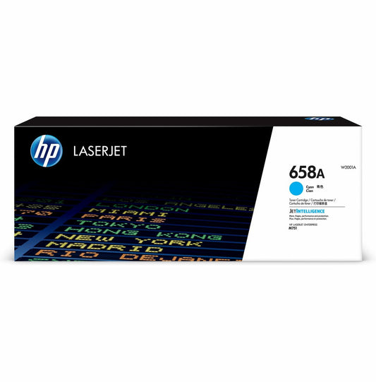 Original HP W2001A 658A Toner cartridge cyan 6K HP M751