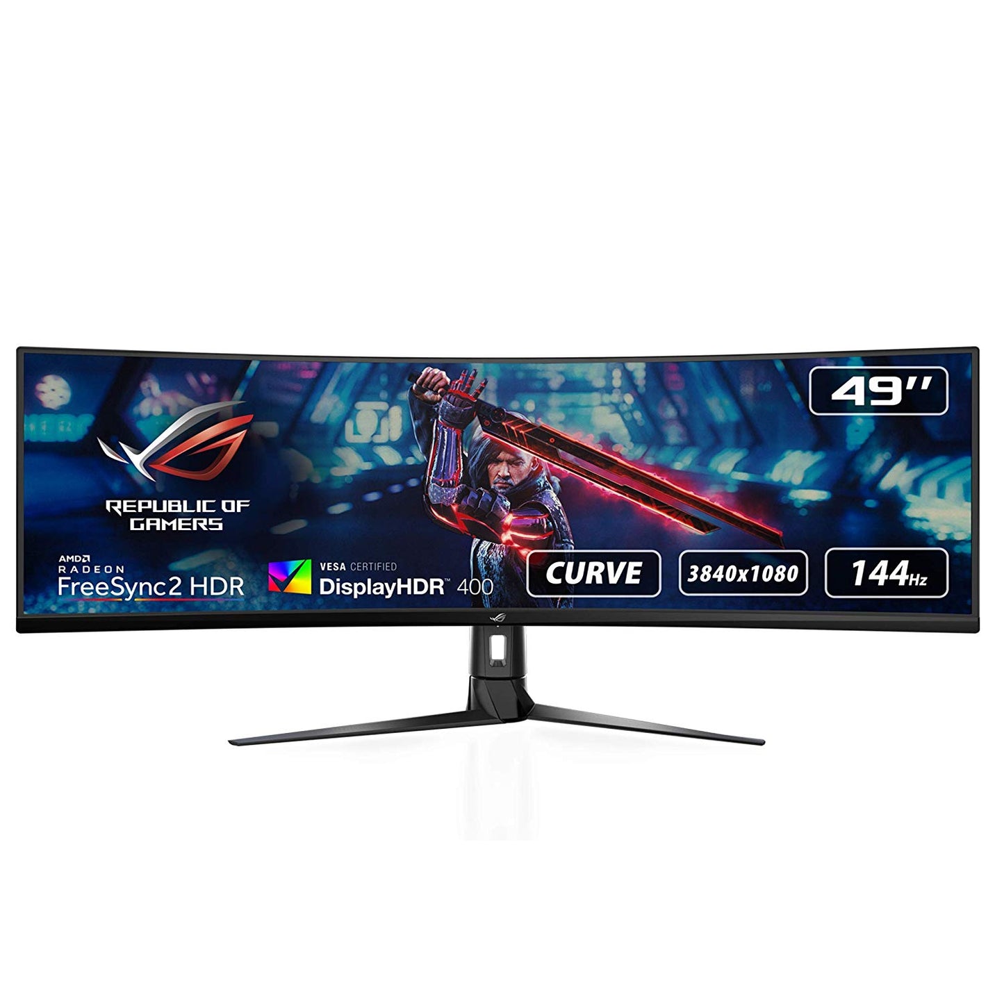 ASUS ROG Strix XG49VQ 49 Inch 3840 x 1080 Pixels Ultrawide HDMI DisplayPort USB Gaming Monitor