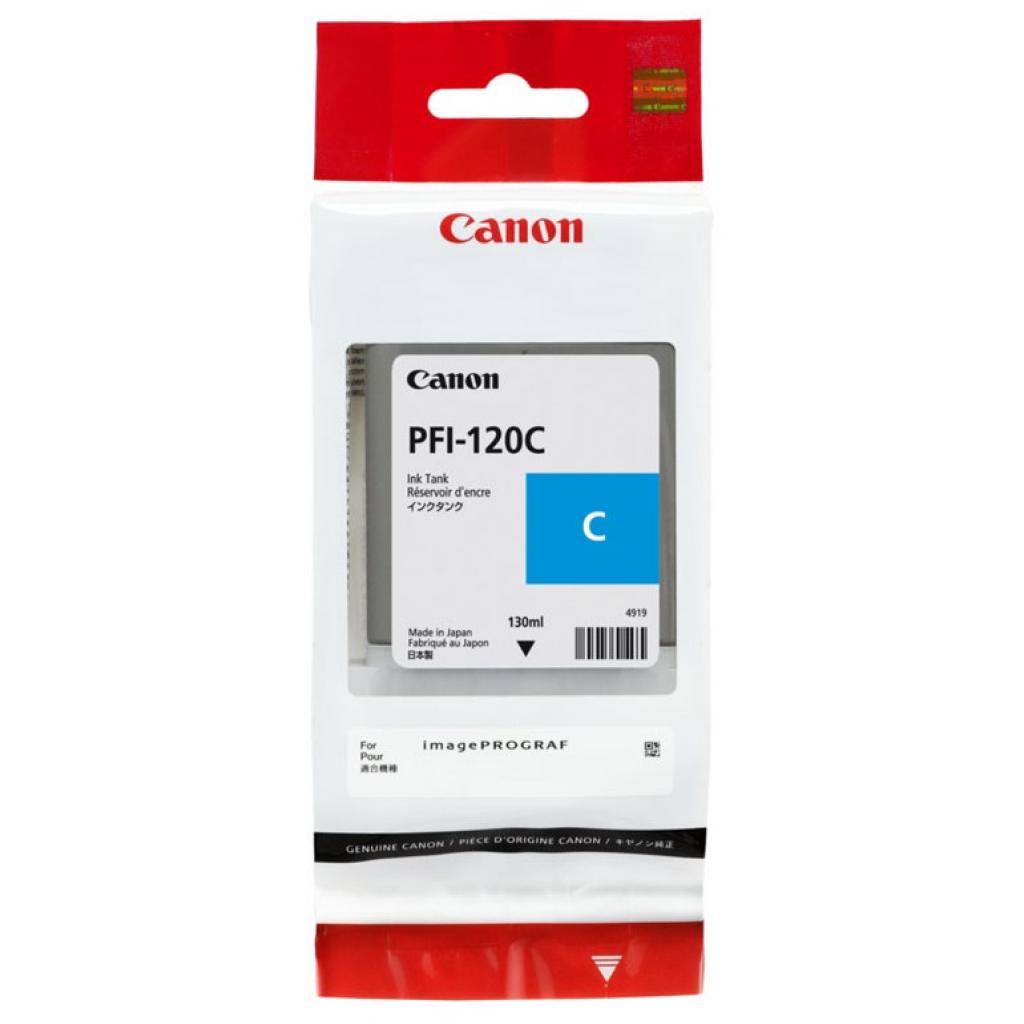 Original Canon PFI-120C Cyan Ink Cartridge 2886C001