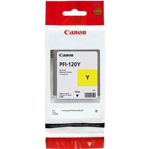 Original Canon PFI-120Y Yellow Ink Cartridge 2888C001