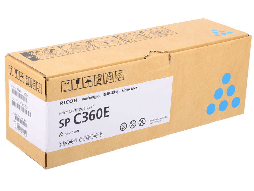 Original Ricoh SPC360 Cyan Toner  408189