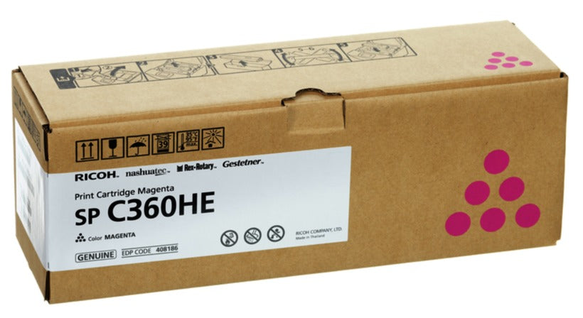Original Ricoh SPC360 Magenta Toner  408190