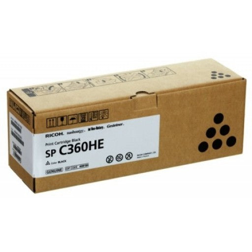 Original Ricoh SPC360 Hi Yld Black Toner  408184 SPC360HE
