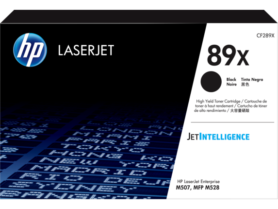 Original HP CF289X Black 10000 Pages Original Toner 89X