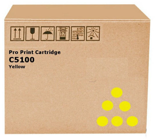 Original Ricoh 828222 828403 Toner yellow 30K Ricoh Pro C5100