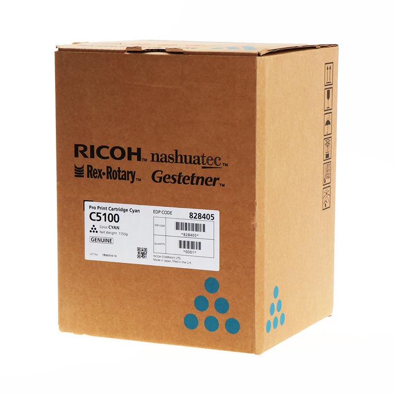 OEM Ricoh 828228 828405 Toner cyan 30K Ricoh Pro C5100