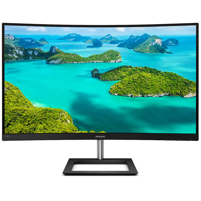 Philips 328E1CA 31.5 Inch 3840 x 2160 Pixels 4K Ultra HD VA Panel HDMI DisplayPort Monitor