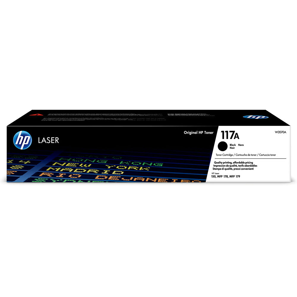 Original HP 117A Black Toner Cartridge W2070A